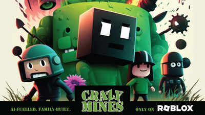 Crazy Mines, where family creativity meets artificial intelligence. This unique game was brought to life by the combined efforts of a Toronto-based family and advanced AI technologies, creating an engaging and dynamic gaming experience. Fuelled by AI, built with love by a family, Crazy Mines offers an adventurous and exciting gameplay experience. Exclusively available on Roblox. *This image was generated by Midjourney* (CNW Group/Crazy Mines Game)