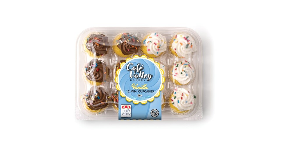 12-Pack Mini Cupcake & Muffin Containers | Sample