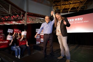 KINGSTON MPP TED HSU ENTERS ONTARIO LIBERAL LEADERSHIP RACE