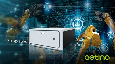 Aetina Launches Industrial-Grade Edge AI Systems Powered by NVIDIA IGX Orin Platform During Computex 2023 (PRNewsfoto/Aetina Corporation)