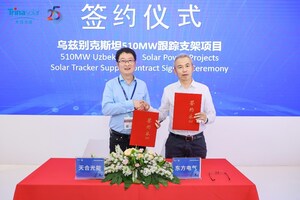TrinaTracker signe un contrat de traqueurs solaires de 510 MW pour des projets solaires en Ouzbékistan