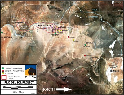 Filo Mining Expands Bonita Over 200m East with 1,365m at 0.42% CuEq; Reports 1,363m at 0.77% CuEq in Aurora (CNW Group/Filo Mining Corp.)