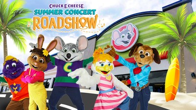 Chuck E. Cheese Summer Concert Road Show 2023