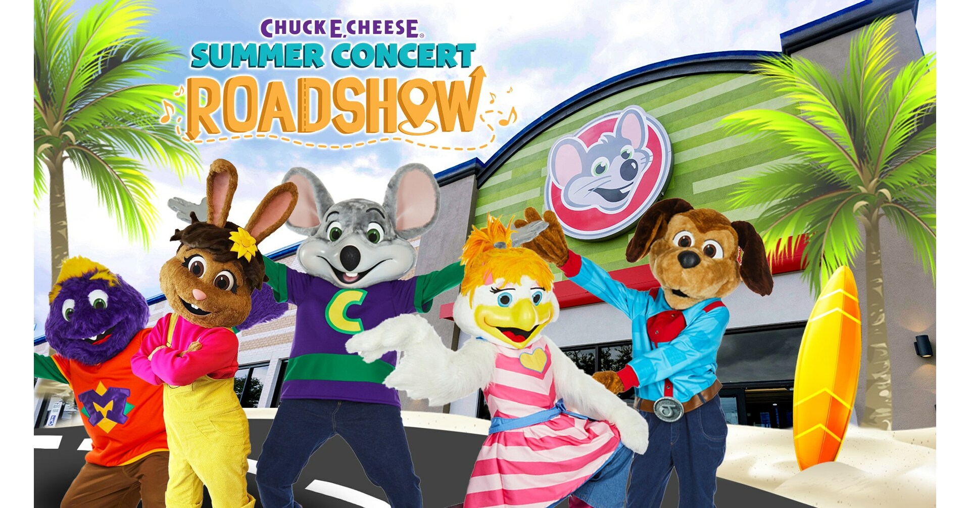 Los Conciertos de Verano de Chuck E. Cheese para todas las Familias