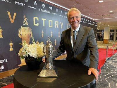 William Behrends has been honored with his very own Baby Borg at the annual Victory Celebration at the JW Marriott in Indianapolis, Indiana on Monday, May 29. Behrends has sculpted the likeness of Indy 500 winners for the Borg-Warner Trophy for the past 33 years.