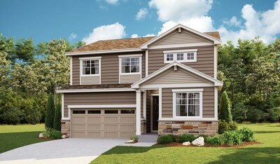 The Pearl is one of three new Richmond American model homes opening at Creekside Village in Thornton, Colorado.