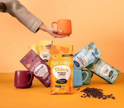 Four Sigmatic's revamped packaging showcases vibrant and uplifting designs that reflect the product ingredients' clinically proven ability to enhance focus, energy, and calm.