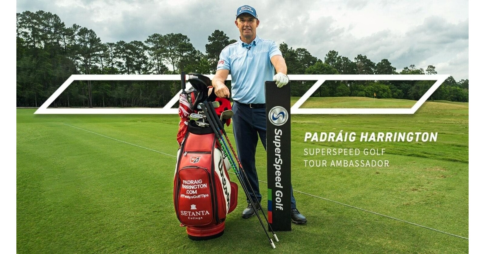 Padraig Harrington joins SuperSpeed Golf as Brand Ambassador
