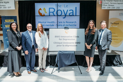 BMO makes single-largest corporate gift to The Royal for BMO Innovative Clinic for Depression Donation (CNW Group/BMO Financial Group)