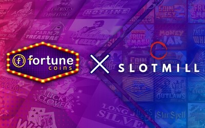 Fortune Coins Casino has signed a deal with the gaming provider Slotmill to bring its impressive game portfolio to the player network (CNW Group/Fortune Coins - Blazesoft Ltd.)