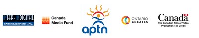InterInDigital, CMF, APTN, Ontario Creates, and Canada logos (CNW Group/InterINDigital)