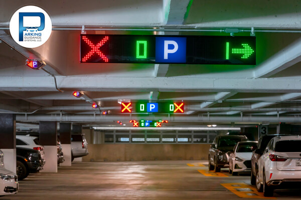 PGS sells and installs parking guidance technology to help customers find spaces faster and improve overall parking garage space utilization.