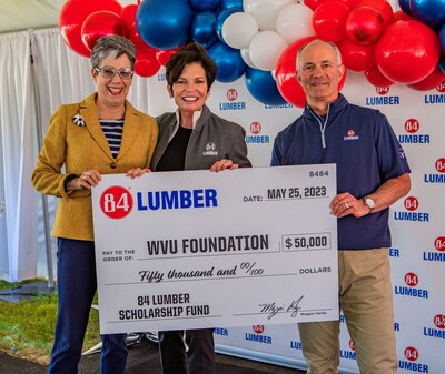 Maryanne Reed, Provost and Vice President of Academic Affairs, West Virginia University; Maggie Hardy, Owner & CEO, 84 Lumber; Mitch Feldman, VP Specialty Purchasing, Fleet Logistics, 84 Lumber