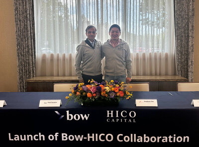On May 30th, SK networks held, with key representatives from SK networks, Hico Capital, and Bow Capital in attendance, the collaboration launch meeting at the Rosewood Sand Hill Hotel in Silicon Valley, California. SK networks President & COO Sunghwan Choi (right) and Bow Capital Managing Director, Vivek Ranadivé pose for a photo after the collaboration launch meeting.