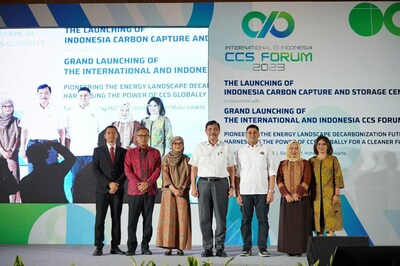 Coordinating Minister of Maritime and Investment Affairs, Luhut Binsar Panjaitan, Jodi Mahardi, Deputy for Maritime Sovereignty and Energy Coordination, and the Committee of IICCS Forum 2023