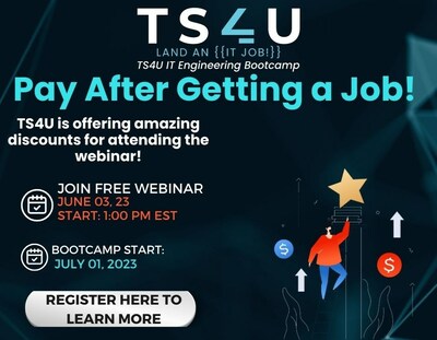 Join June 03 Webinar to learn how you can change your career! https://us02web.zoom.us/webinar/register/WN__b8wLyIgTEiVwK6f3c9g3w#/registration