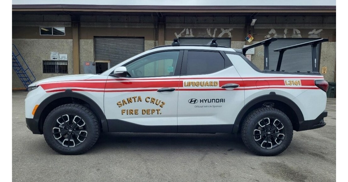 Hyundai Donates Four Santa Cruz Vehicles to Help Support City of Santa Cruz  Marine Safety Division