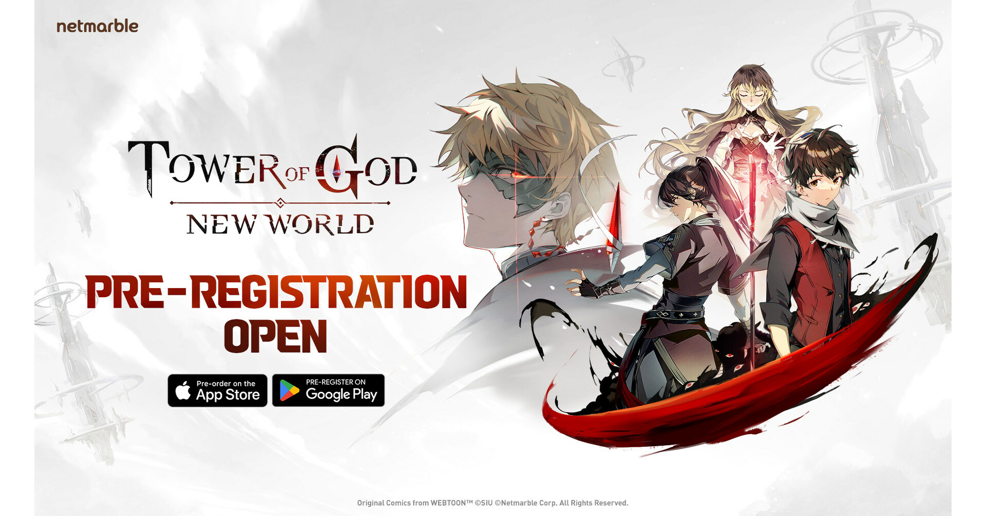 GLOBAL TOWER OF GOD NEW WORLD PRE-REGISTRATIONS & NEW GAMEPLAY!!! 
