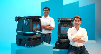LionsBot launches world’s first “Zero Click” cleaning robots (PRNewsfoto/LionsBot)