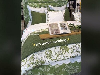 TikTok Business Account Now How Ballard Designs D Cor Furniture   Ballard Designs   GREEN BEDDING 