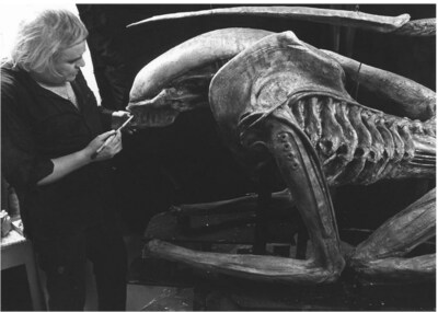 Giger With sculpture
