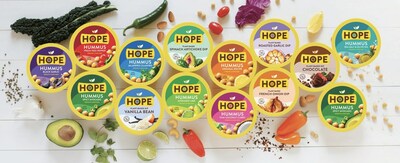 Donning A New Look, Hope Foods' Popular Organic Hummus Flavors Will Now Include Flaxseed Oil, Which Provides Plant-based Omega-3s, While Retaining Hope Foods' Fresh Flavors and Signature, Small-batch Taste And Texture