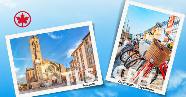 Air Canada Inaugurates International Flights from Montreal to Toulouse and Copenhagen. (CNW Group/Air Canada)
