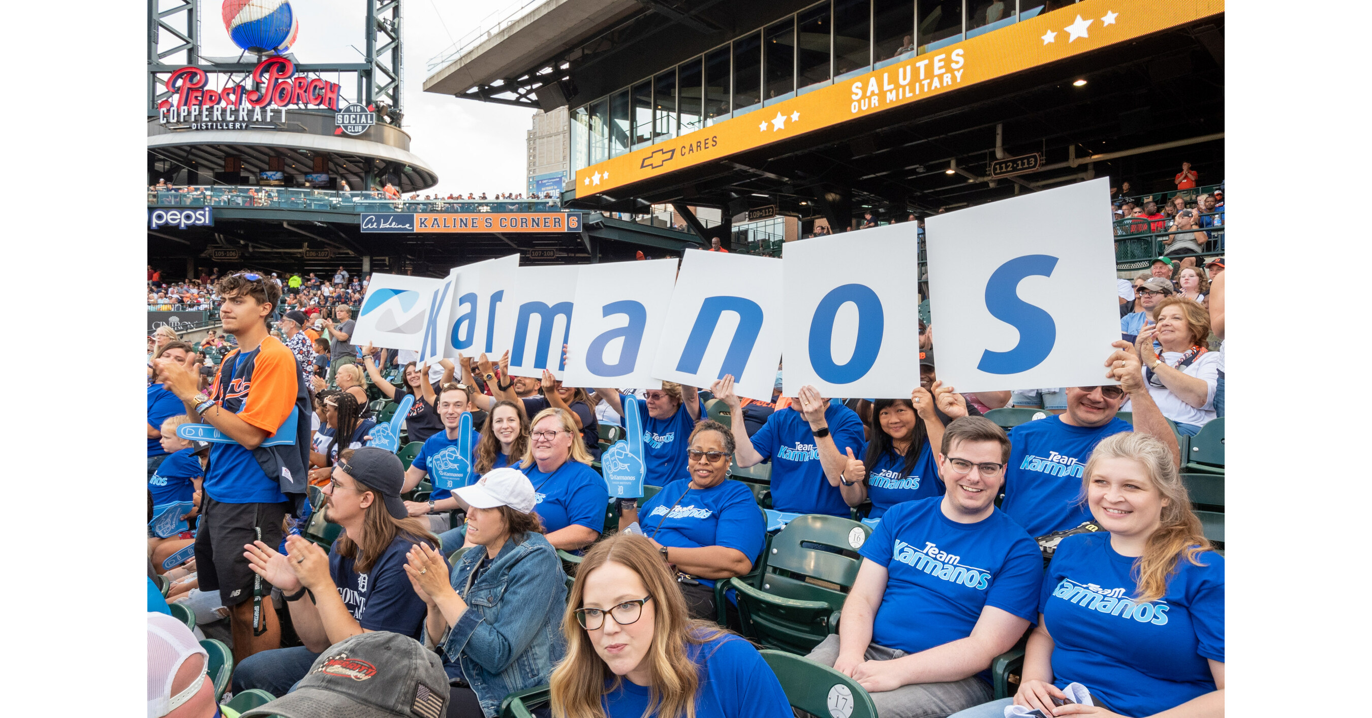 Karmanos Cancer Institute and the Detroit Tigers Honor Survivors