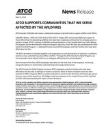 ATCO Wildfire Relief (CNW Group/ATCO Ltd.)