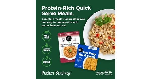PROTEIN-RICH QUICK SERVE MEALS