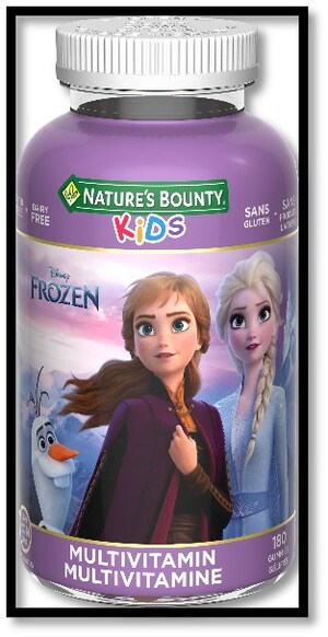 Public advisory - Nature's Bounty Kids Multivitamin Gummies recalled due to missing label information that could create a choking hazard for children under four years old