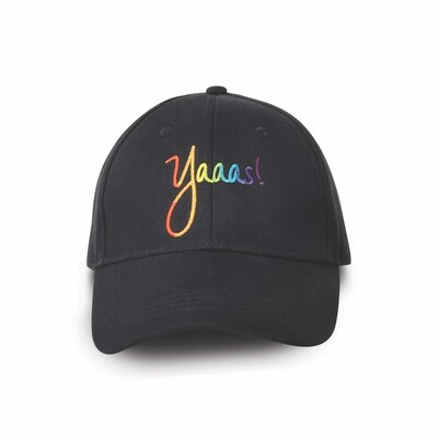 Verb Haircare partners with the Ali Forney Center to create an exclusive Pride baseball cap (front). During the month of June, the hat will be sold for $20 at verbproducts.com and 100% of the proceeds will be given to AFC.