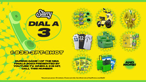 STARRY® Launches New "3&gt;2" Campaign Featuring the Game's Brightest Stars to Celebrate the 3-Point Shot