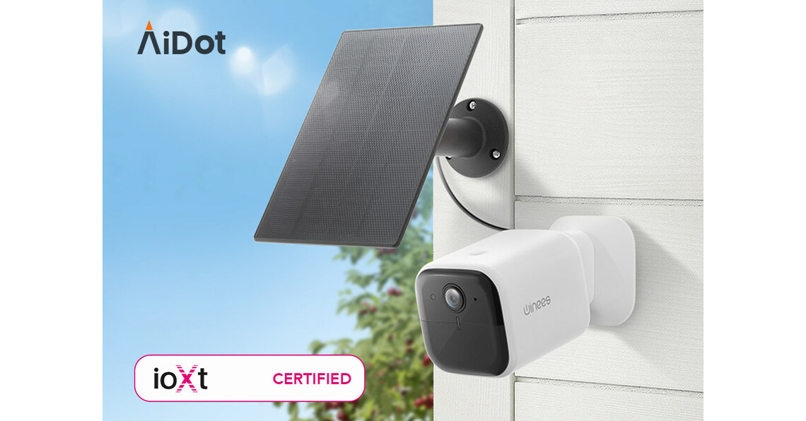 Winees Announces the First Solar-Powered Security Camera to Be IoXt-Certified