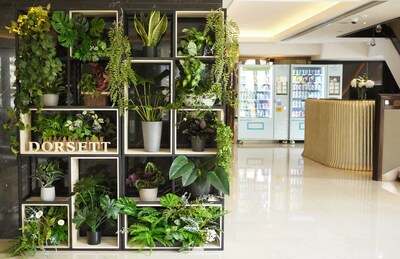 Botanical Green Corner at Dorsett Wanchai's lobby