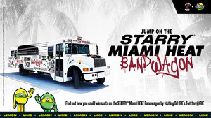 STARRY® INVITES MIAMI HEAT FANS TO JUMP ON THE BANDWAGON