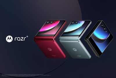 The new motorola razr+ features a modern, ultra pocketable design and the largest external display of any flip phone.
