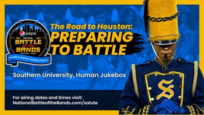 Southern University, Human Jukebox in the Pepsi National Battle of the Bands' film, The Road to Houston: Preparing to Battle