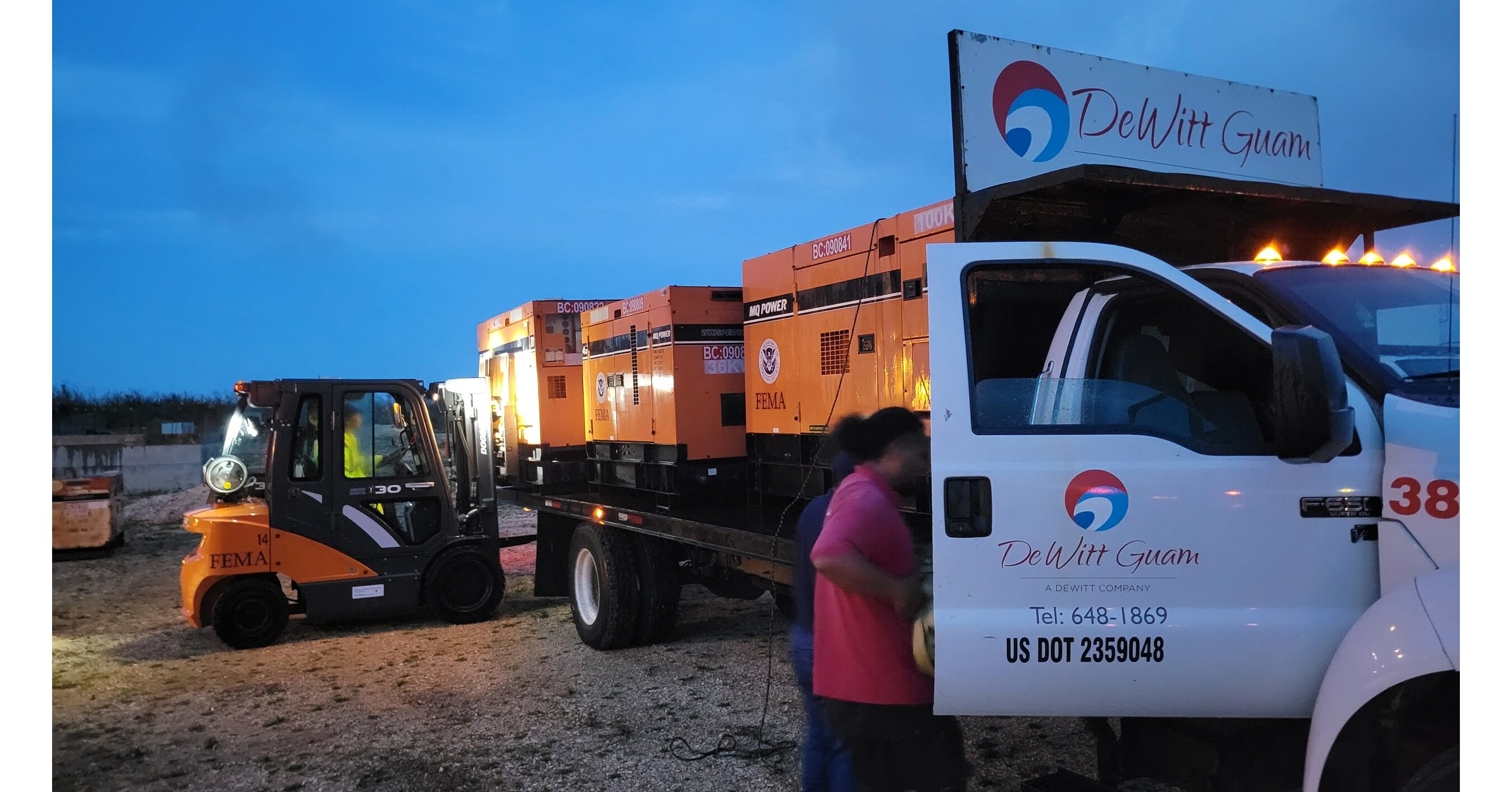 DeWitt Guam Supports FEMA's Disaster Relief Efforts with Vital Supply