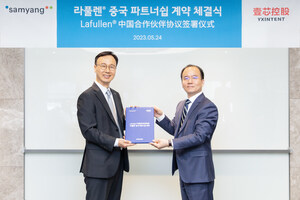 Samyang assina acordo de parceria com Yxintent, China, para enchimento dérmico Lafullen®