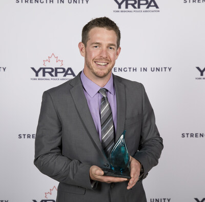 Kyle Dodds, Belleville Police Service ? 2023 Award Winner, Extra Mile (CNW Group/Police Association of Ontario (PAO))