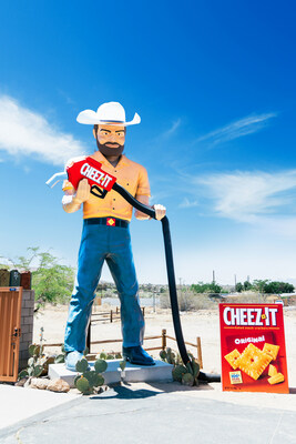 INTRODUCING THE CHEEZ-IT® STOP — FEATURING ‘THE WORLD’S FIRST AND ONLY CHEEZ-IT PUMP’ THAT LITERALLY FILLS YOUR CAR WITH CRACKERS.