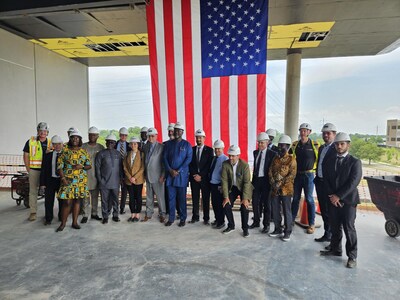 PowerHouse Data Centers Hosts Ghana’s Ministry of Communications and Digitalization for ABX-1 powered shell tour.