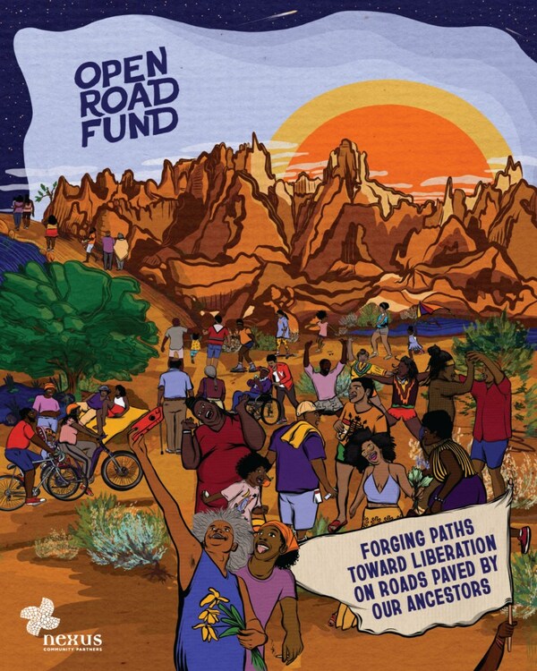 Open Road Fund is a community resource granting $50 million to Black folks in Minnesota, North Dakota and South Dakota in order to create tangible pathways to liberation, prosperity, and healing on our own terms.