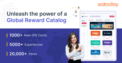 Xoxoday Strengthens Its Global Reward Catalog, Introducing 26,000+ New Offerings across Gift Cards, Merchandise, Experiences, and More in 21 Countries