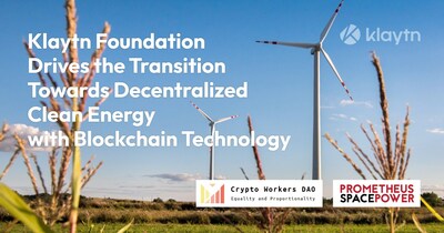 To mark the 51st World Environment Day, Klaytn Foundation, the non-profit entity established to globalize and decentralize the ecosystem of South Korea’s leading Layer 1 blockchain Klaytn, signed an MOU with Crypto Workers DAO and Prometheus Space Power for a joint project to effectively respond to climate change and expedite the energy transition towards decentralized renewable power generation.
