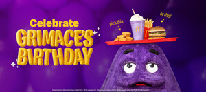 YOU'RE INVITED: McDonald's Celebrates Grimace's Birthday with Special Meal &amp; Shake