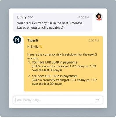 Ask Pi, an AI-powered digital assistant, allows customers to easily access information and answer key business questions instantly, saving time and resources.