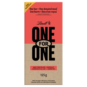 Lindt &amp; Sprüngli lance la nouvelle gamme Lindt One for One et fait œuvre d'action communautaire à la vente de chaque barre