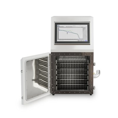 Inside view of the new IntelliRate i67C large-capacity controlled-rate freezer from BioLife Solutions.
